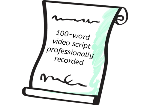 100 word script sample professionally recorded 100 Word Video Script Professionally Recorded