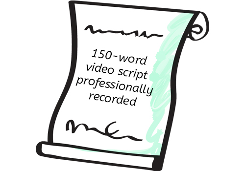 150 word script sample professionally recorded 150 Word Video Script Professionally Recorded - Member