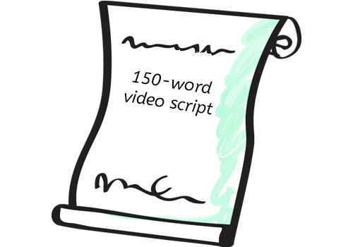 150 word script sample 150 Word Video Script - Member
