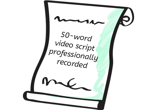 50 word script sample professionally recorded 50 Word Video Script Professionally Recorded - Member
